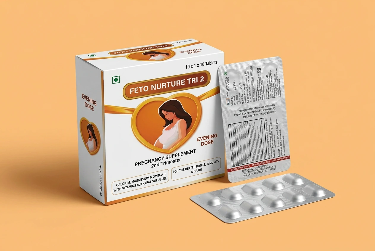 Feto Nurture Tri 2 pregnancy nutrition pack
